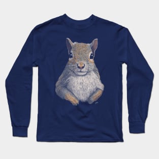 Gray Squirrel Long Sleeve T-Shirt